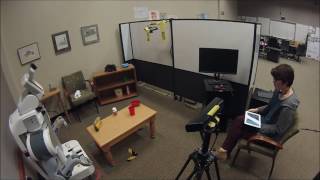 Situated Language Understanding with Human like and Visualization Based Transparency