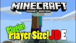 Minecraft PE 1.1.4/1.1.5 : PocketMine SizePLayer Plugin!