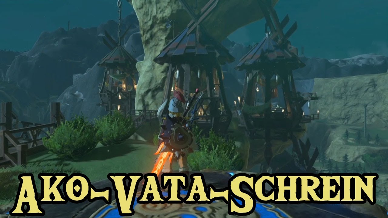 Zelda Breath Of The Wild Ako Vata Schrein