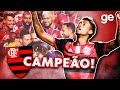 QUE SUFOCO! Jogadores do FLAMENGO acompanham JOGO DO INTER pelo CELULAR | ge.globo