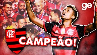 QUE SUFOCO! Jogadores do FLAMENGO acompanham JOGO DO INTER pelo CELULAR | ge.globo