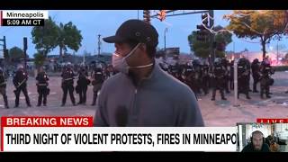 STAGED CNN REPORTER ARRESTED