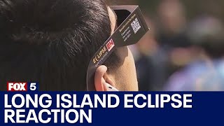 Long Island eclipse reaction