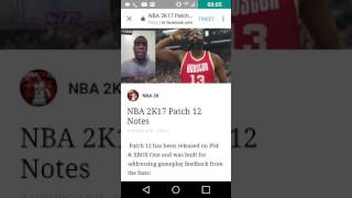 NBA 2k17 Patch 12 Notes-RIP Speedboosting?