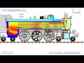 Animated steam locomotive dedicated to  csr 3463 project