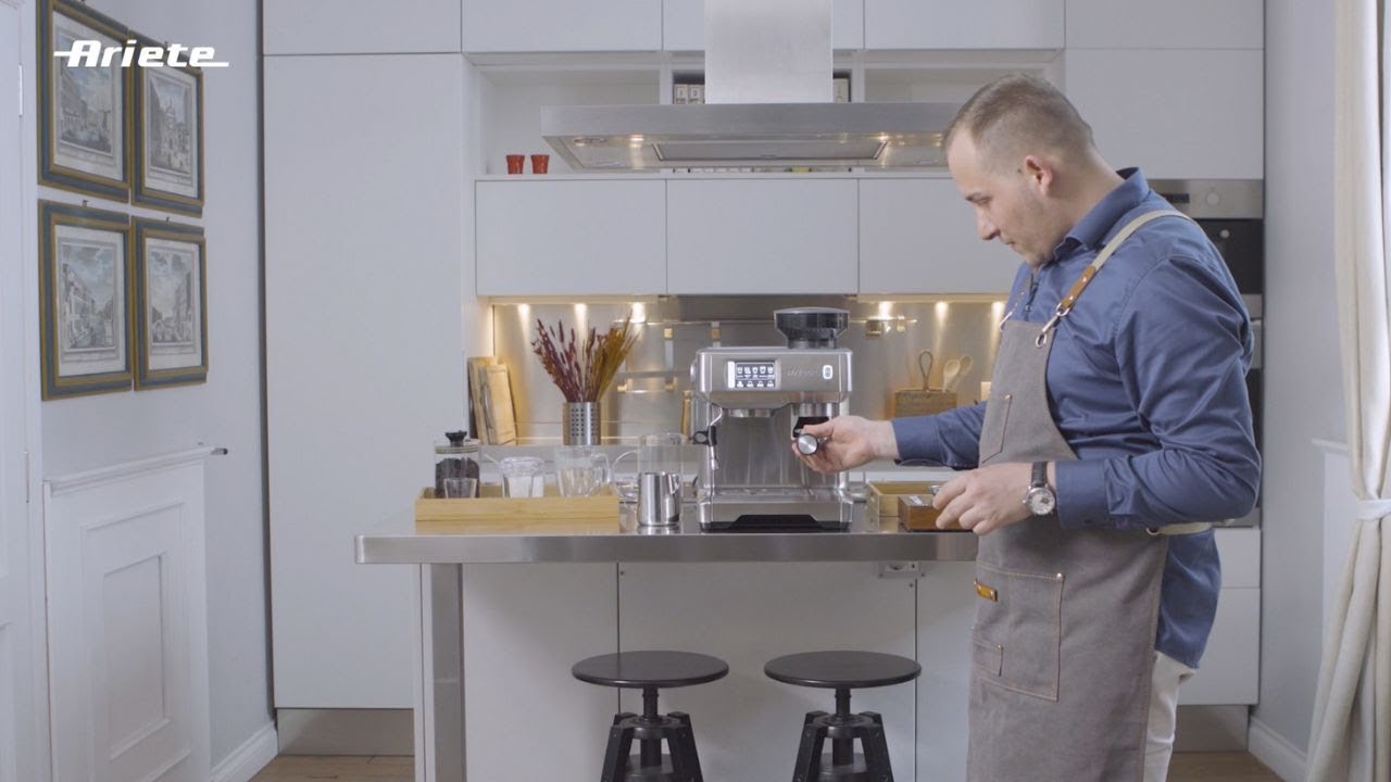 Presentation of Espresso coffee Machine - Ariete 1312 - YouTube