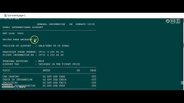 AMADEUS TRAINING E11 HOW TO GET AIRPORT INFORMATION IN AMADEUS DGS  BY STEPHEN UMORU