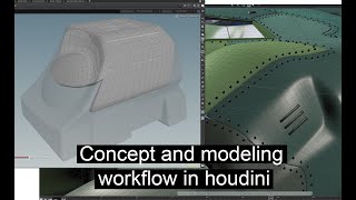 Houdini concept and modeling tutorial