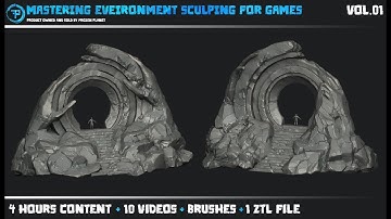 Mastering Environment Sculpting For Games Vol 01