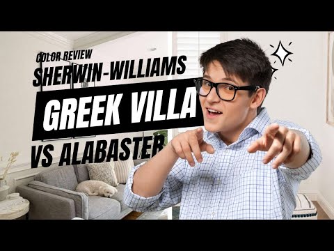 Sherwin-Williams Greek Villa Vs Alabaster - How To Choose Best Color Review