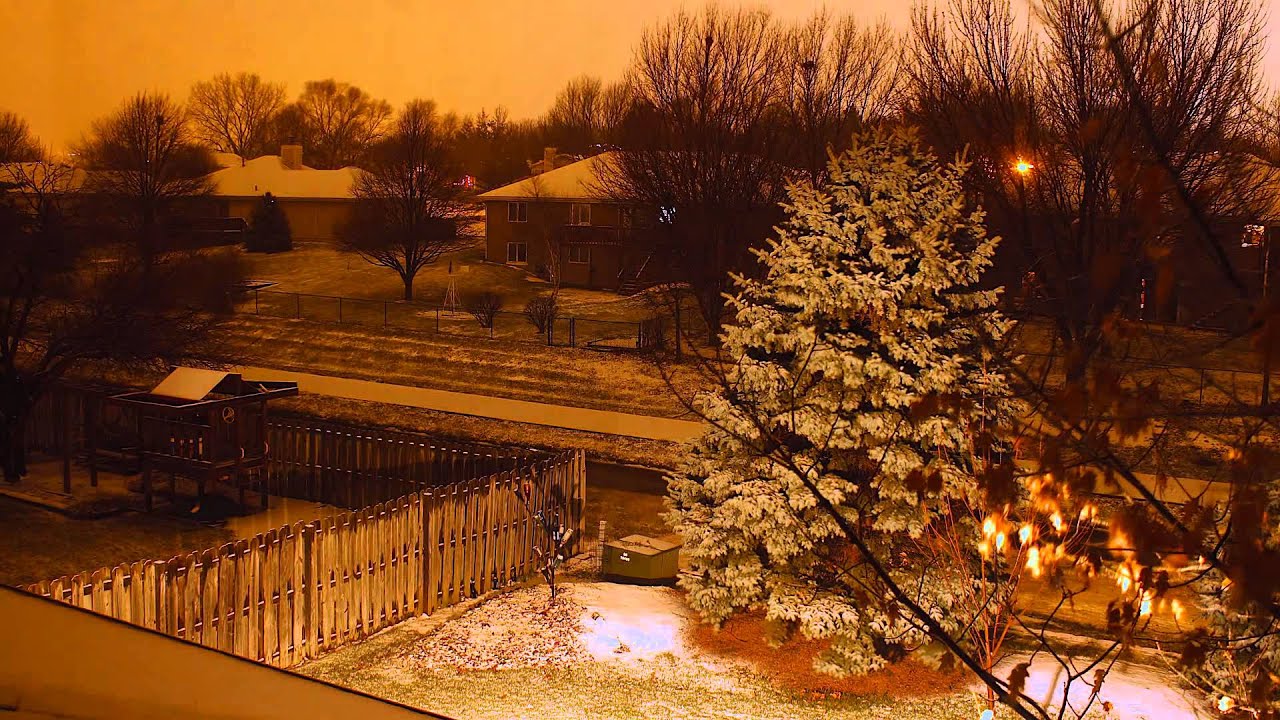 The First Snow, Lincoln, NE 2012 YouTube