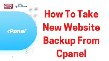 How to take new website backup from cpanel |cpanel Tutorial | Digital Rakesh