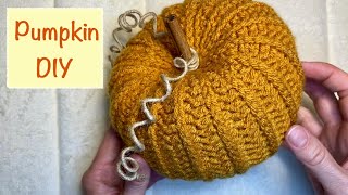 Easy Crochet Pumpkin Tutorial / DIY Pumpkin / Amigurumi Crochet Pumpkin