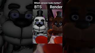 Homer drops his donut but it's Freddy Fazbear Behind The Scenes VS Render