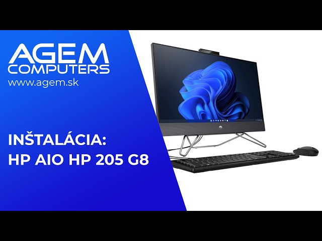 HP 205 G8 AiO - inštalácia 