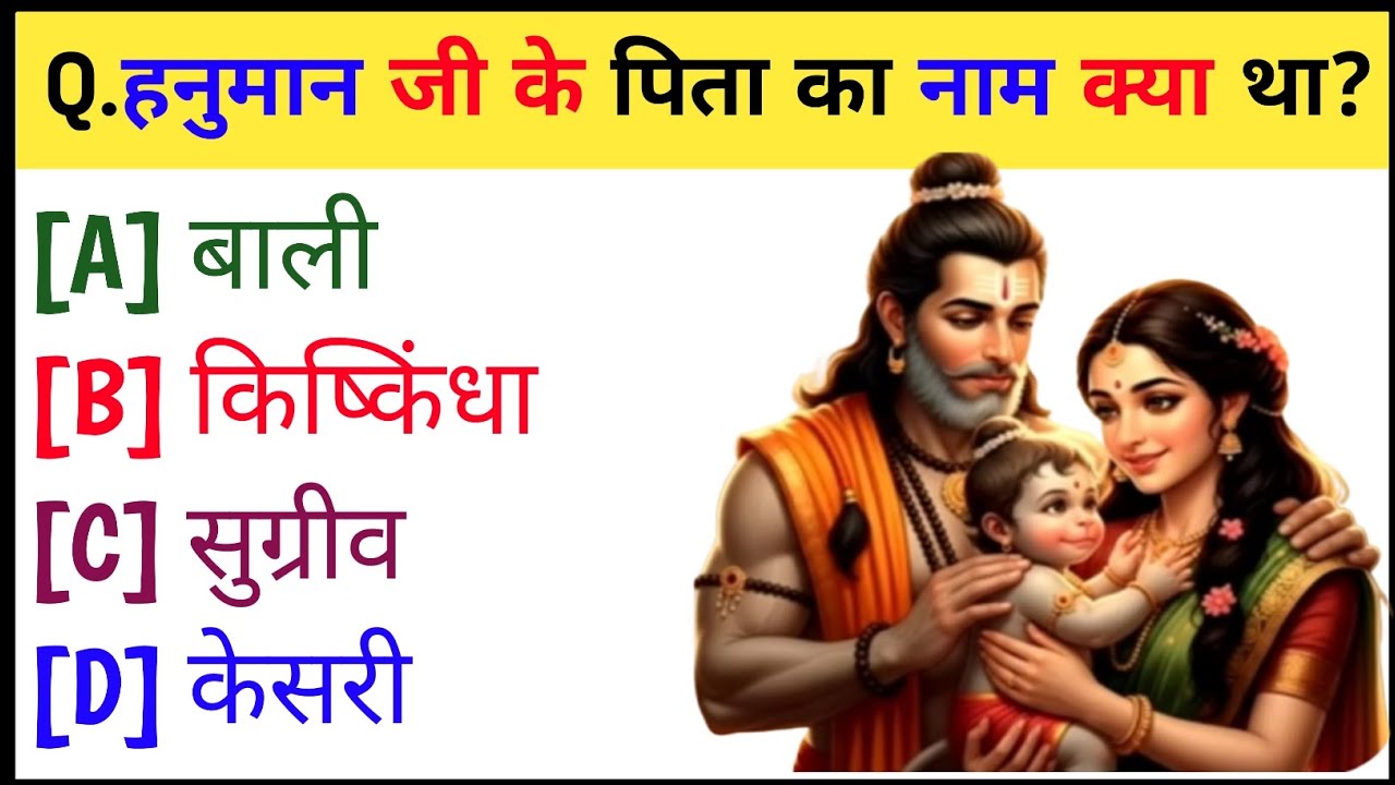 हनुमान से रिलेटेड सवाल || Hanuman Gk Questions || Hanuman Gk In Hindi || Gk Question In Hindi 