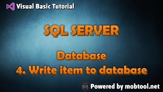 Famous Visual Basic Database - 4. Write item to SQL Database Net Worth