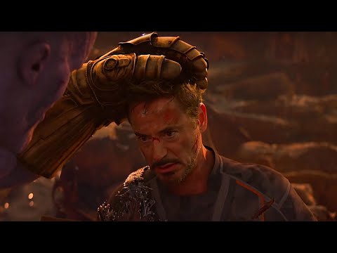 Thanos vs Homem de Ferro - Vingadores Guerra Infinita (Dublado)