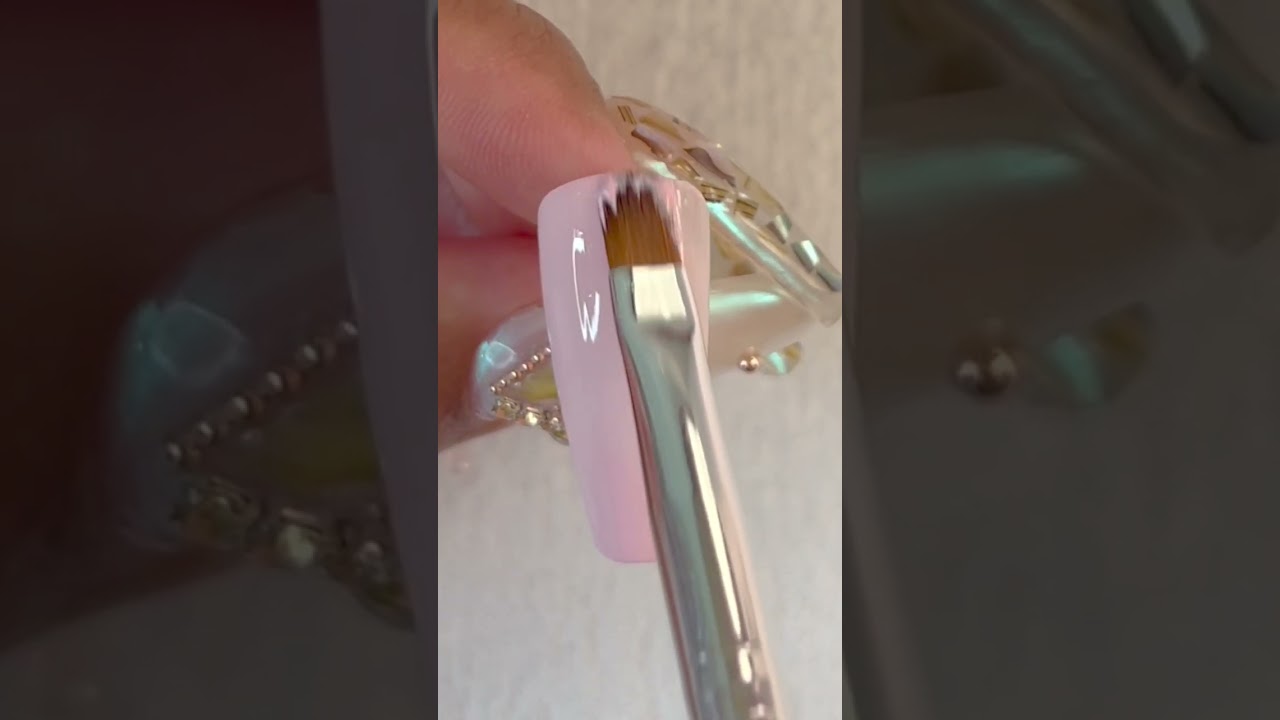 Blue Glitter Gradient Nail