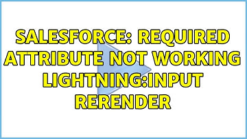 Salesforce: Required attribute not working lightning:input rerender