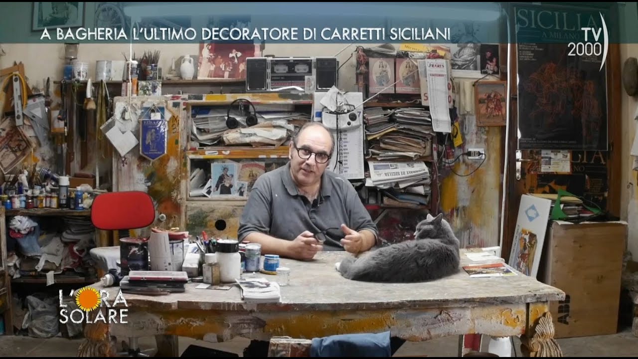 L'Ora Solare - A Bagheria l’ultimo decoratore di carretti siciliani