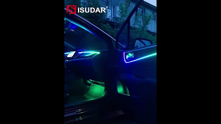 2022 Car Interior Ambient | Symphony Flowing Colorful Lights