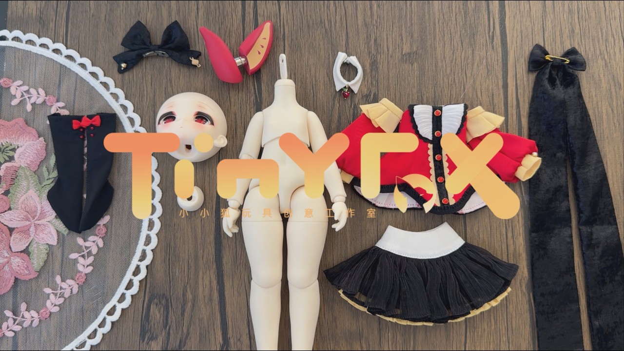 TinyFox【apple】洋菓子屋の林檎ちゃん 1/6スケールドール 着せ替え