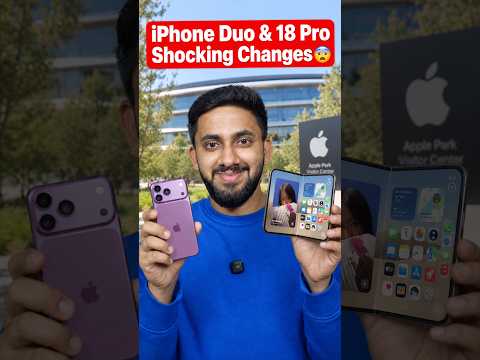 Apple iPhone Duo & iPhone 18 Pro Max First Look- Shocking Changes😨 A20 Pro, Camera & Folding iPhone😍