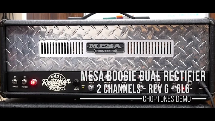 Mesa Boogie Dual Rectifier 2 Channels Rev G 6L6 | Playthrough