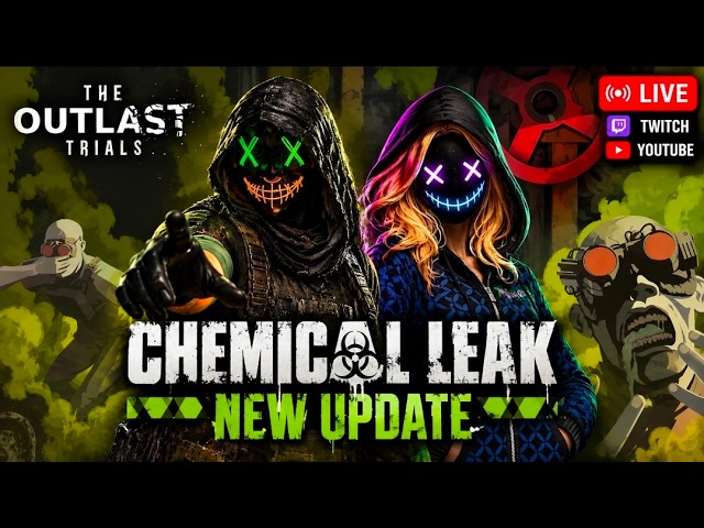 🔴 LIVE | The Outlast Trials NEW Chemical Leak Update! Can We Survive? ft. PaperKrayne (Portrait)