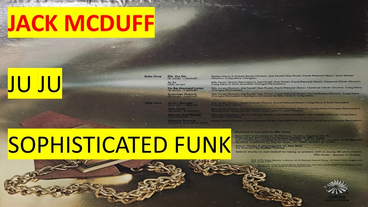 Jack McDuff - Ju Ju -#funk #Chess Records - YouTube