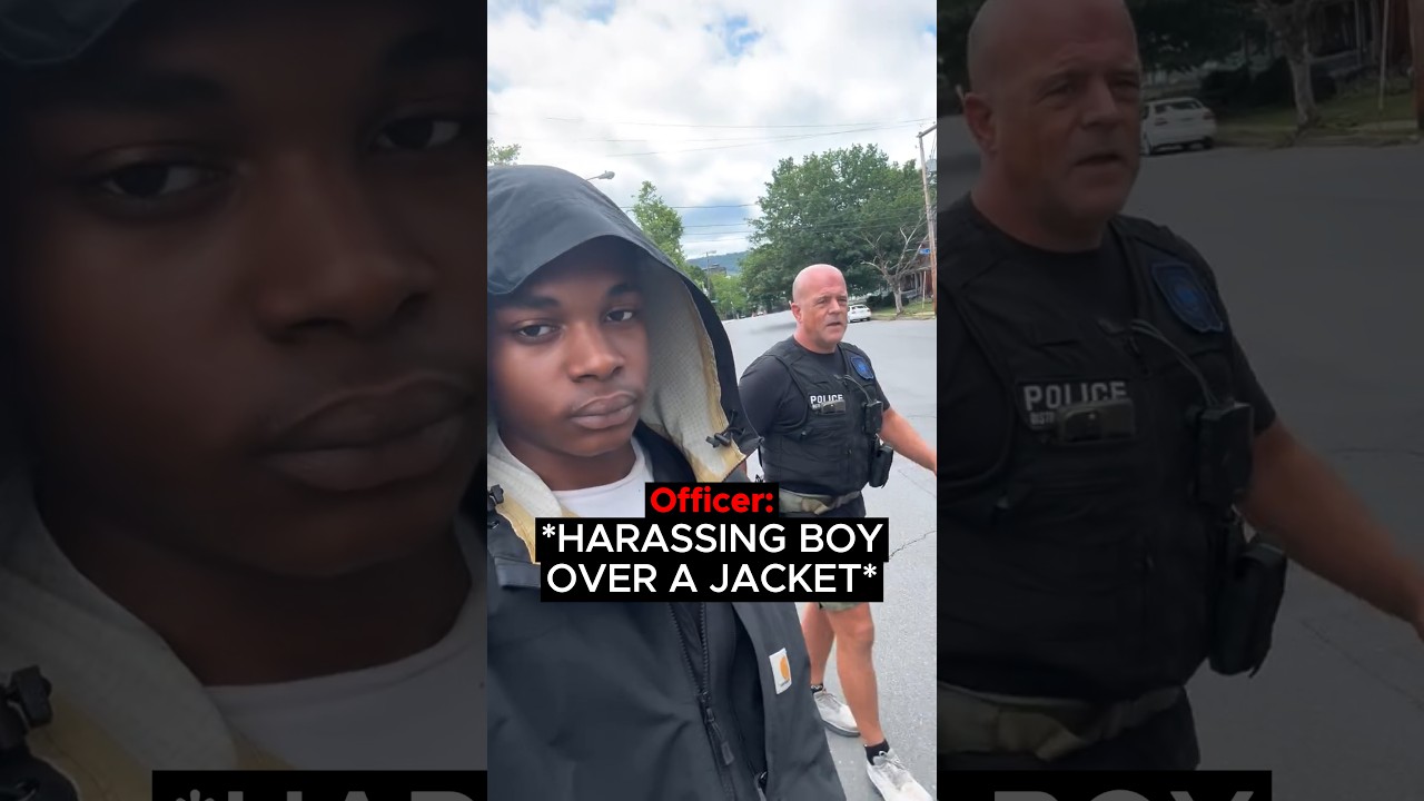 When An Officer Harasses A Boy Over A Jacket