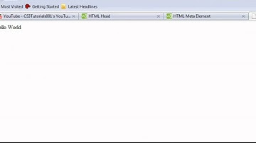HTML Editing/Programming Tutorial -14-NoScript Tags