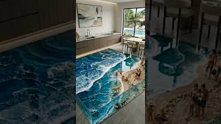 AI Cinematic Secrets: 3D Ocean Epoxy Floor Makeover #AIVideo #Epoxy