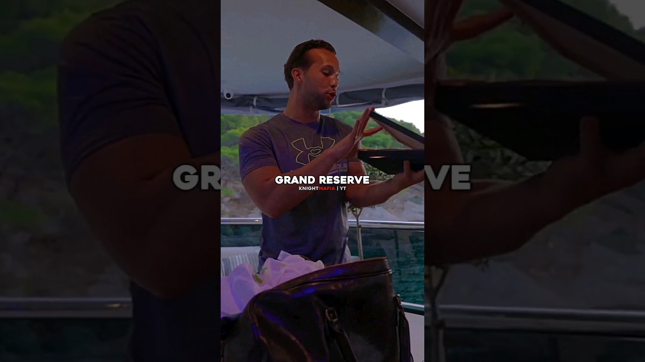 Tristan Tate Flexes Mega Yacht Cigar Collection