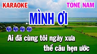 Karaoke Mình Ơi ( Tone Nam ) Huỳnh Lê