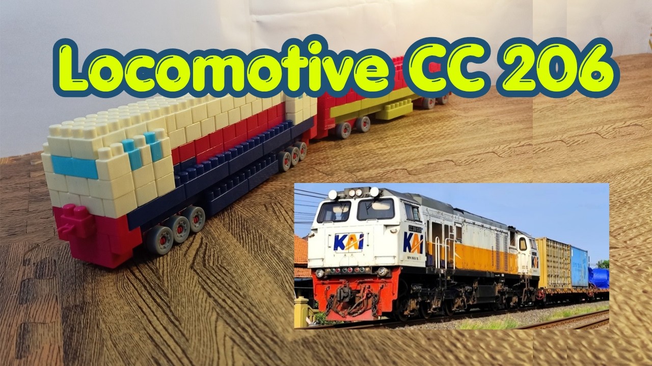TINY Locomotive CC 206 Building Blocks !` `ILLEGAL BUILD! `9 MIN SKIP ...