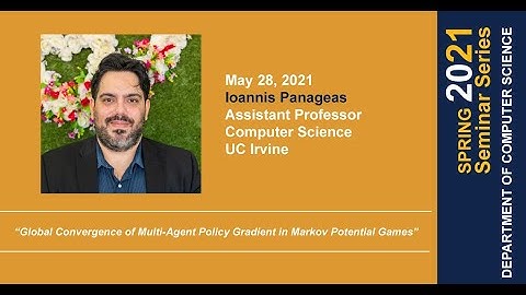 Global Convergence of Multi-Agent Policy Gradient in Markov Potential Games with Ioannis Panageas