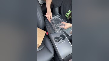 Tesla Center Console Storage Organizer #shortsvideo #tesla #teslaaccessories #modely #teslamodel3