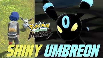 SHINY EEVEE & SHINY UMBREON IN POKEMON LEGENDS ARCEUS