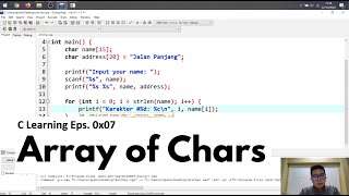 Ngoding Itu Gampang! Array of Character di C! Apaan tuh? Bukannya String? Belajar Coding Pemula Net Worth