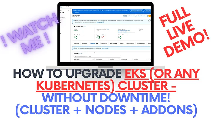 How to Upgrade EKS Cluster Without Downtime (or Kubernetes on Any Cloud) - FULL DEMO!