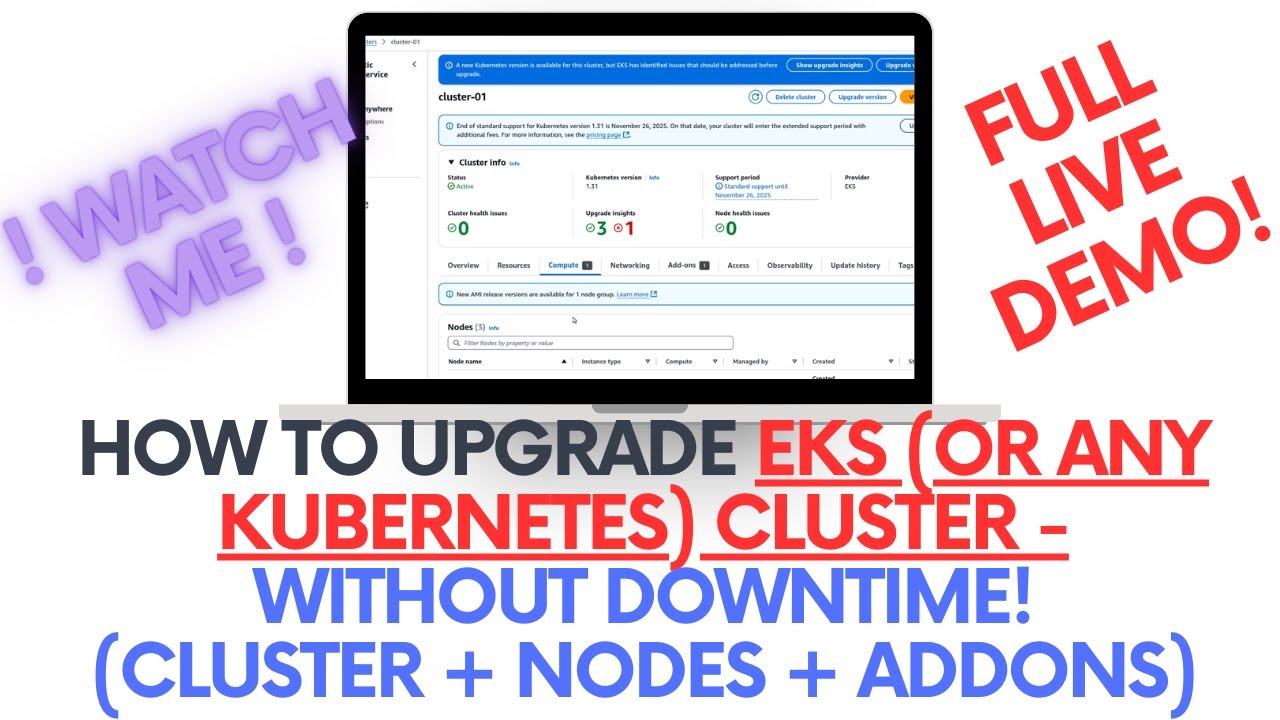 How to Upgrade EKS Cluster Without Downtime (or Kubernetes on Any Cloud ...