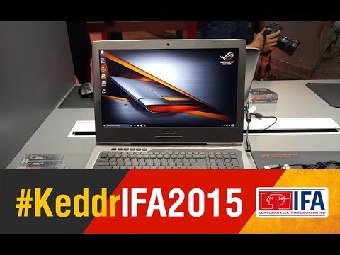 ASUS G752 - новый игровой ноутбук - IFA 2015 - Keddr.com
