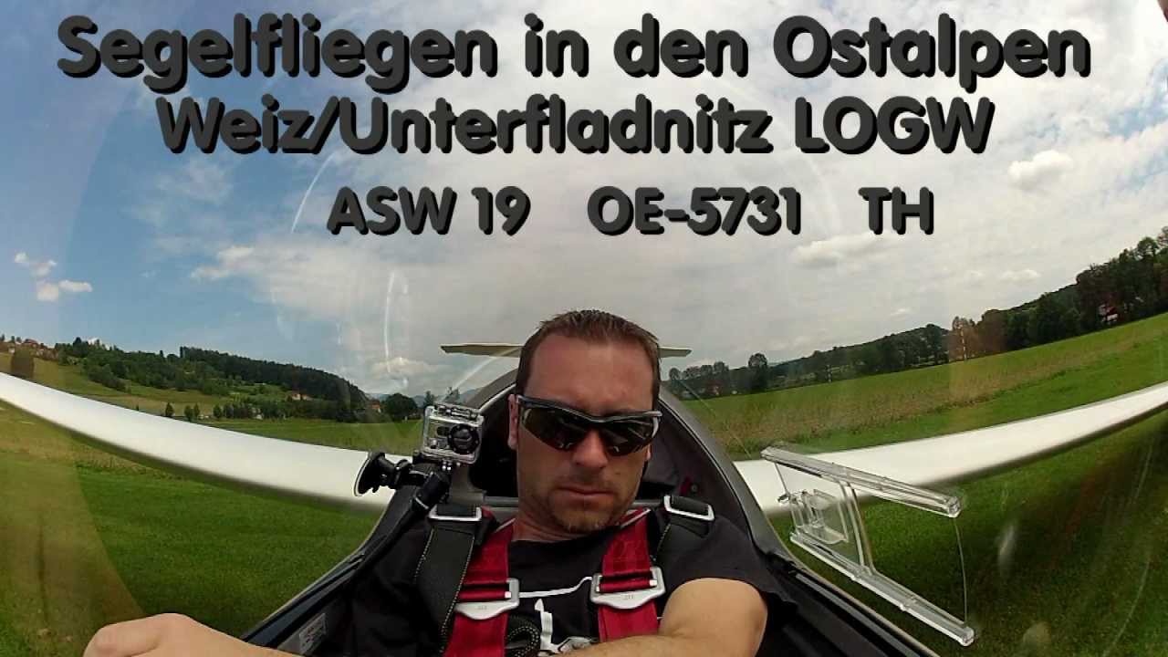 mit ASW19 in den Ostalpen - YouTube