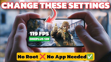 Easily Unlock 120FPS for CODM on OnePlus 12R
