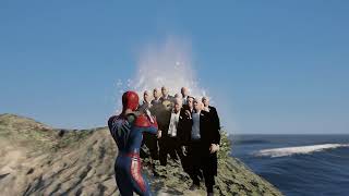Gta 5 Crazy Ragdolls Red Spiderman Vs Joe Biden (Gta 5 Euphoria Physics Funny Moments & Fails)