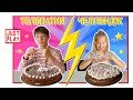 ТЕЛЕПАТИЯ ЧЕЛЛЕНДЖ! ДЕЛАЕМ ТОРТ! Twin Telepathy Cake Challenge // Just Play