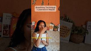 Alternate Nostril Breathing Technique I Learned In Nepal! #part2