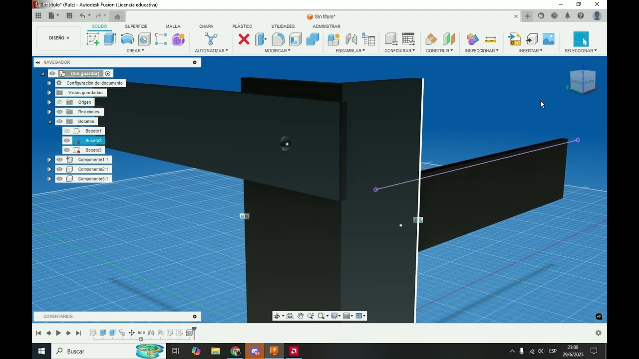 Uniones con tornillo Autodesk Fusion 360 - Tutorial